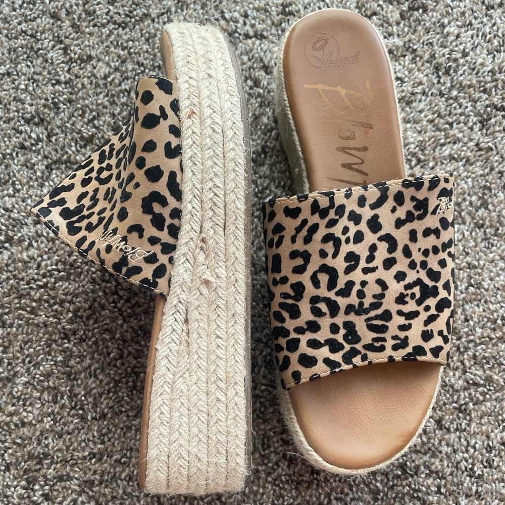 Leopard Print Summer Sandals